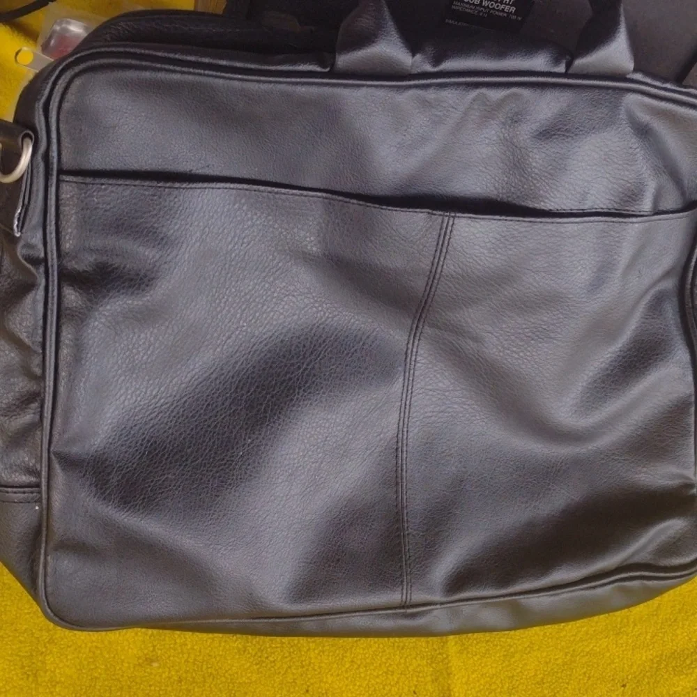 Black Leather Men's Bag